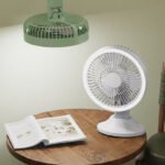 Multi-functional tabletop ceiling fan
