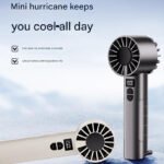 Intelligent stepless variable speed handheld fan