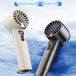 Intelligent stepless variable speed handheld fan
