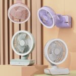 Multi-function table fan with oscillating head